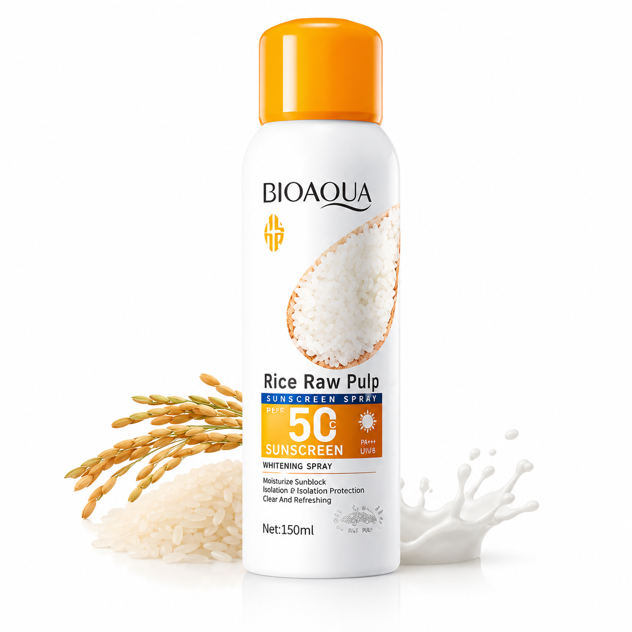 Protector Solar Arroz Spray Bioaqua