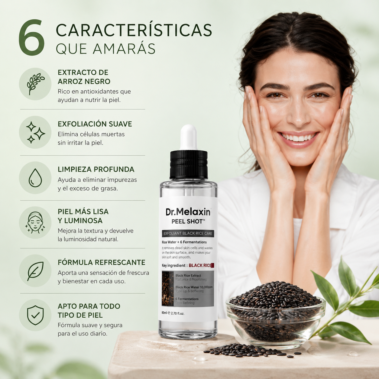 Exfoliante Arroz Negro